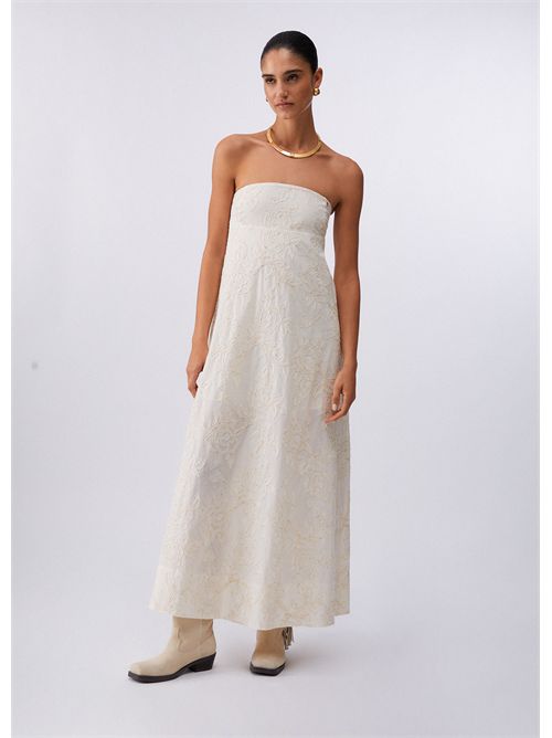 Abito lungo con ricami LIU JO | WA6456T472A/P9417